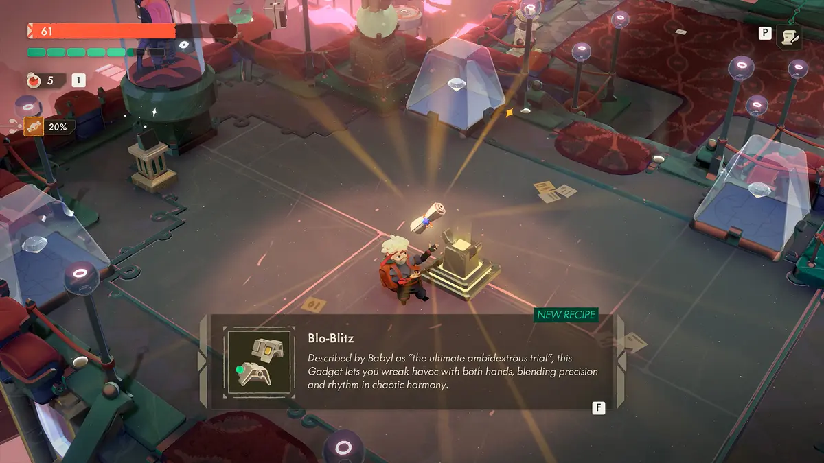 Выбор боевого бонуса в Moonlighter 2: The Endless Vault